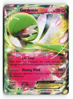 Gardevoir EX 105/160 XY Primal Clash Holo Ultra Rare Pokemon TCG Card HP - Image 1