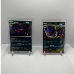 Pokemon TCG Phantom Forces Holo EX Mega Gengar Lot 2 English 2014 50/119 35/119 - Image 1