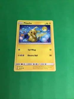 Pikachu 56/236 Unified Minds Reverse Holo Pokemon Card 2019 - LP - Image 1