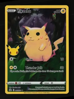 Pikachu 005/025 Holo Rare Celebrations Pokemon Cards - Image 1