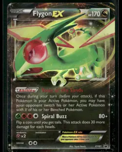 2015 Pokemon XY Promo Flygon EX #XY61 NM-LP - Image 1