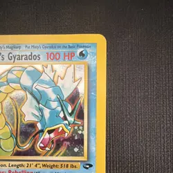 Pokemon TCG Misty’s Gyarados 13/132 Gym Challenge Holo Rare 100 HP 2000 English - Image 3