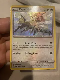 Type Null - SV45/SV94 - Pokemon Hidden Fates Sun & Moon Shiny Rare Card NM - Image 1