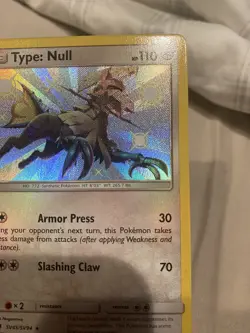 Type Null - SV45/SV94 - Pokemon Hidden Fates Sun & Moon Shiny Rare Card NM - Image 3