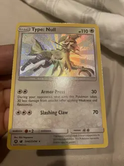 Type Null - SV45/SV94 - Pokemon Hidden Fates Sun & Moon Shiny Rare Card NM - Image 4