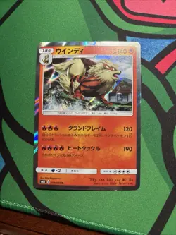 Arcanine - 009/095 - Holo Rare SM10 Double Blaze Japanese - Pokemon Card - NM - Image 1