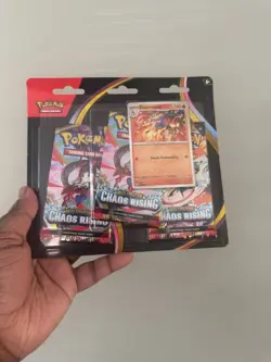 Pokemon TCG Chaos Rising Triple Blister Booster Pack Brand New Sealed Charmeleon - Image 1