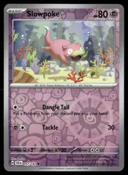Slowpoke 57/142 Common Stellar Crown Pokemon Reverse Holo Near Mint - Image 1
