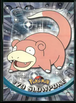 Slowpoke #79 Topps Trading Cards Series 2 Blue Logo Pokemon Near Mint - Image 1