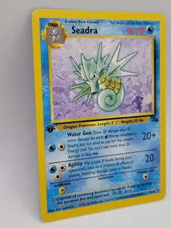 Seadra 42/62 1st Edition Fossil WOTC 1999 Pokemon LP - Image 5