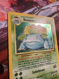 LP Pokemon Card Venusaur 15/102 Base Set Unlimited 1999 WOTC Holo Rare - Image 2