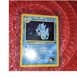 Pokemon TCG Gym Challenge Giovanni's Gyarados 5/132 Holo Rare 90 HP 2000 - Image 1