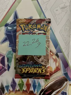 HEAVY! 22.27g Surging Sparks Pokemon TCG Booster Pack - Image 2