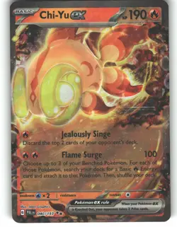 Chi-Yu ex 040/193 Double Rare Paldea Evolved Pokemon Holo Lightly Played - Image 1