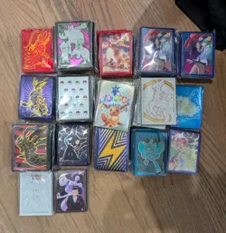 Pokemon TCG Official Sleeves (Lot Of 41) + Accesories - Image 1