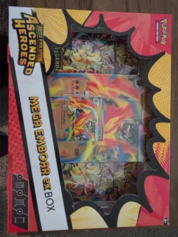 Pokemon Mega Evolution: Ascended Heroes – Mega Emboar EX Box - Image 1