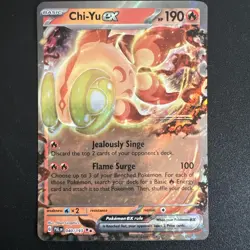 Pokemon TCG Chi-Yu ex Scarlet & Violet - Paldea Evolved 040/193 Holo Double Rare - Image 1