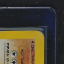 1999 POKEMON FOSSIL ITALIAN #1/62 AERODACTYL HOLO 1ST EDITION - Image 5