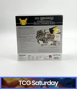 2021 POKEMON TCG CELEBRATIONS SEALED POKEMON CENTER ELITE TRAINER BOX - Image 2