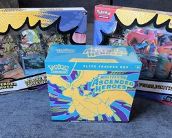 Pokemon TCG Lot Of 3! Ascended Heroes ETB, Pin Collection, & Mega Ex box. - Image 1