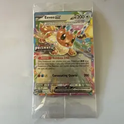 Pokemon TCG Prismatic Evolutions Eevee EX Stamped Promo Sealed - Image 1