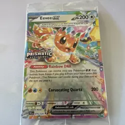Pokemon TCG Prismatic Evolutions Eevee EX Stamped Promo Sealed - Image 2