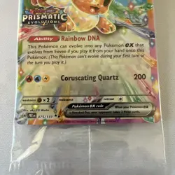 Pokemon TCG Prismatic Evolutions Eevee EX Stamped Promo Sealed - Image 4