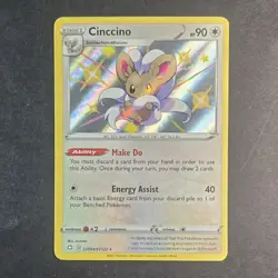 Cinccino 2021 Pokemon Shining Fates SHINY VAULT RARE HOLO #SV094/SV122 NM/M - Image 1