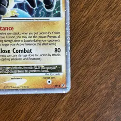 Lucario LV.X DP12, Pokemon Diamond and Pearl Holo Promo Card, Lightly Played, LP - Image 2