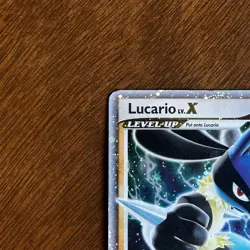 Lucario LV.X DP12, Pokemon Diamond and Pearl Holo Promo Card, Lightly Played, LP - Image 4
