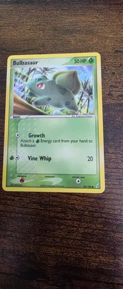Bulbasaur 46/100 Common Crystal Guardians Pokemon Lightly Played - Image 1