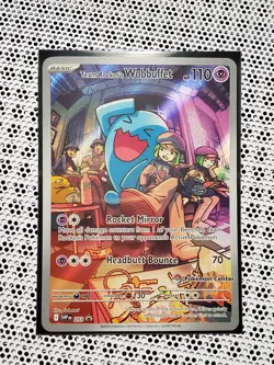Team Rocket's Wobbuffet SVP 203 Pokemon Center Stamped Promo - NM - Image 1