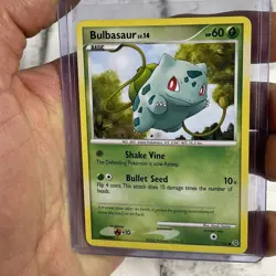 Pokemon Bulbasaur 77/132 Secret Wonders LP Lightly Played Pokemon Common Card - Image 1