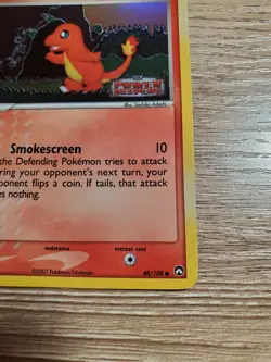 2007 Pokemon EX Power Keepers Charmander Reverse Holo #48/108 - Image 4