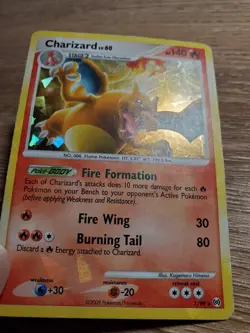 Pokemon Charizard 1/99 Arceus Cracked Ice Holo Bleed Full Card - Image 3