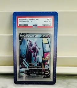 Pokemon Card [PSA10] Mewtwo V SR S10b GO 074/071 - Image 2