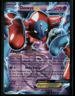 2013 Pokemon Black & White Deoxys EX #BW82 LP - Image 1