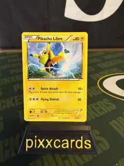 Pokemon Pikachu Libre 14/30 HP- Please See Photos - Image 1