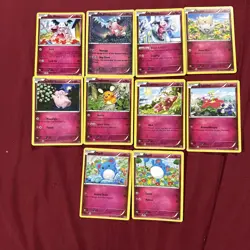 Pokemon TCG Fairy Type Card Lot 10 Cards English - Image 1