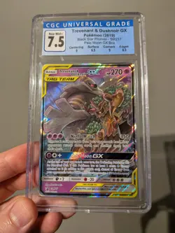 Tevenant & Dusknoir GX Pokemon tcg Sm217 black star promos cgc 7.5 - Image 1