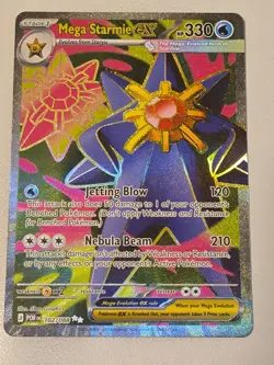 2026 Pokemon TCG Mega Starmie ex 102/088 Ultra Rare Perfect Order Excellent-NM/M - Image 1
