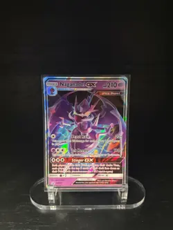 Naganadel Gx Sm125 Sun & Moon Black Star Promo Holo Pokemon Card 2018 NM - Image 1
