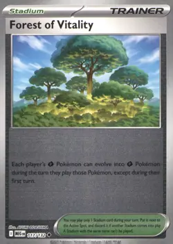 FOREST OF VITALITY 188/217 UNCOMMON ASCENDED HEROES POKEMON REVERSE HOLO NM/M - Image 1