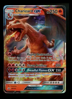 #3 INKED Charizard GX SM195 Black Star Promo 2019 Detective Pikachu Pokemon - Image 1