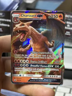 #3 INKED Charizard GX SM195 Black Star Promo 2019 Detective Pikachu Pokemon - Image 3