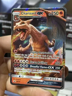#3 INKED Charizard GX SM195 Black Star Promo 2019 Detective Pikachu Pokemon - Image 4