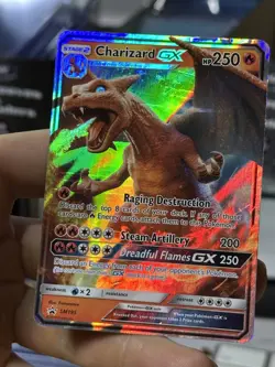 #3 INKED Charizard GX SM195 Black Star Promo 2019 Detective Pikachu Pokemon - Image 5