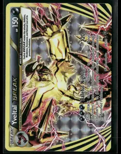 2016 Pokemon Steam Siege Yveltal Break #66/114 NM-LP - Image 1