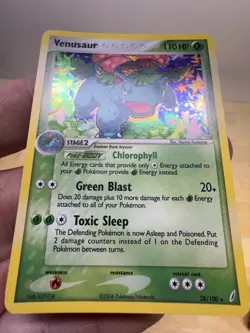 Venusaur 28/100 Crystal Guardians Pokemon TCG 2006 Holo - Image 2