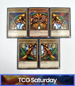 2016 YU-GI-OH! LEGENDARY DECKS II SET EXODIA THE FORBIDDEN ONE COMPLETE SET OF 5 - Image 1